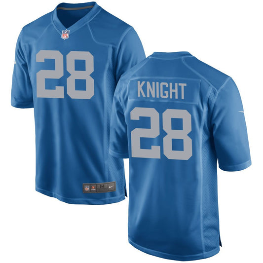 Zonovan Knight Detroit Lions Nike Throwback Game Jersey - Blue